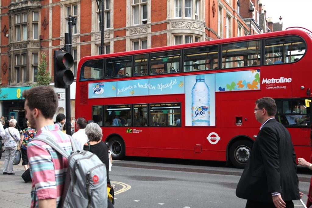 Saka Ads on Bus